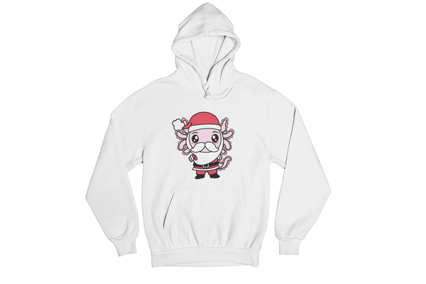 Hoodie Axolotzin Santa Navidad