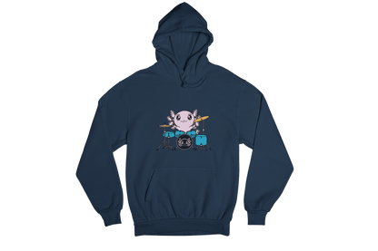 Hoodie Axolotzin Baterista Ajolote Unisex