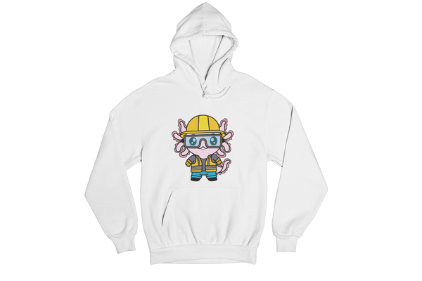Hoodie Axolotzin Constructor Ajolote Unisex