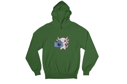 Hoodie Axolotzin Fotografo Ajolote Unisex