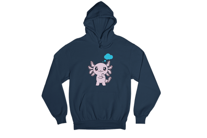 Hoodie Axolotzin Pensando Ajolote Unisex