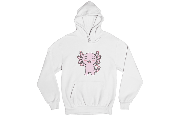 Hoodie Axolotzin Feliz Ajolote Unisex