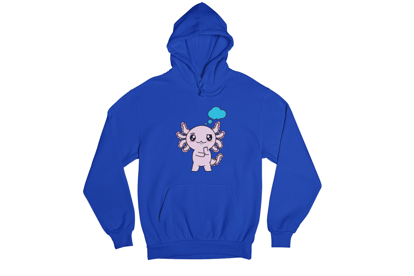 Hoodie Axolotzin Pensando Ajolote Unisex