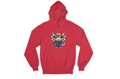 Hoodie Axolotzin Piloto De Carreras Ajolote Unisex