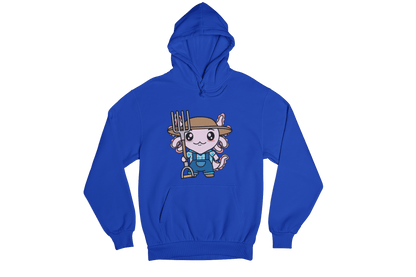Hoodie Axolotzin Granjero Ajolote Unisex