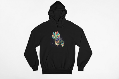 Hoodie Ajolotito Niña Y Quetzalcoatl Mirari Chan