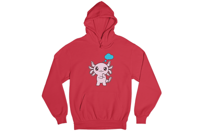 Hoodie Axolotzin Pensando Ajolote Unisex