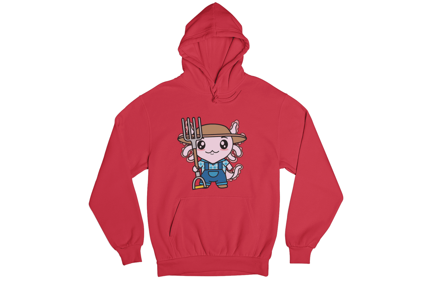 Hoodie Axolotzin Granjero Ajolote Unisex