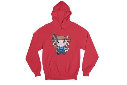 Hoodie Axolotzin Granjero Ajolote Unisex