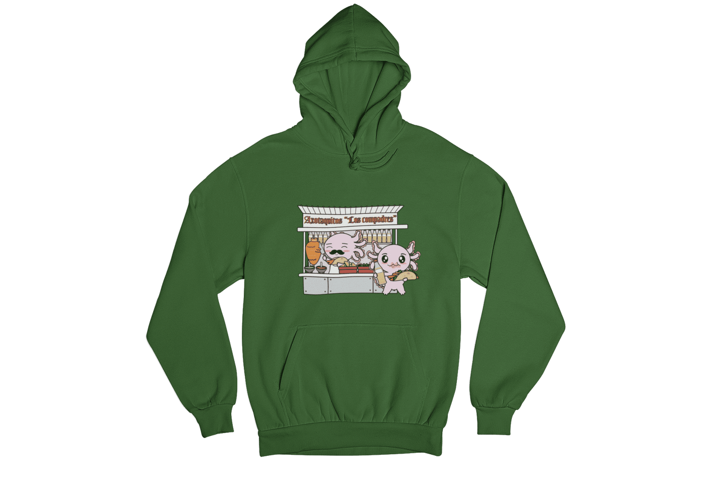 Hoodie Axolotzin Puesto De Tacos Ajolote Unisex