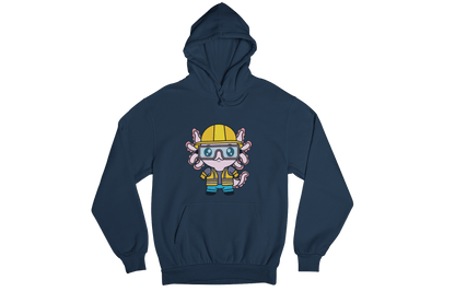 Hoodie Axolotzin Constructor Ajolote Unisex