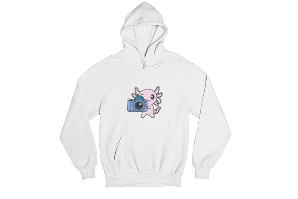 Hoodie Axolotzin Fotografo Ajolote Unisex