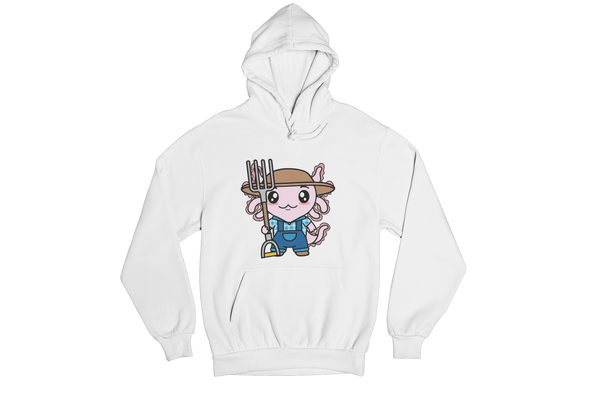 Hoodie Axolotzin Granjero Ajolote Unisex