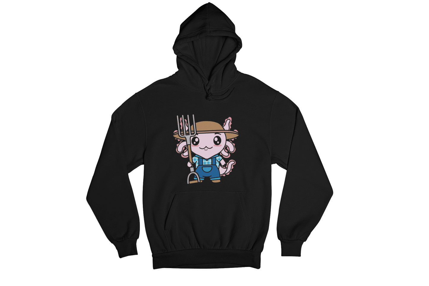 Hoodie Axolotzin Granjero Ajolote Unisex