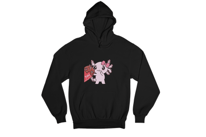 Hoodie Axolotzin Love You Ajolote Unisex