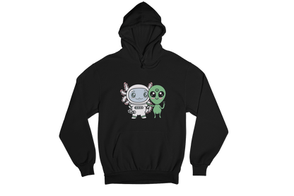 Hoodie Axolotzin Y Marcianito Ajolote Unisex