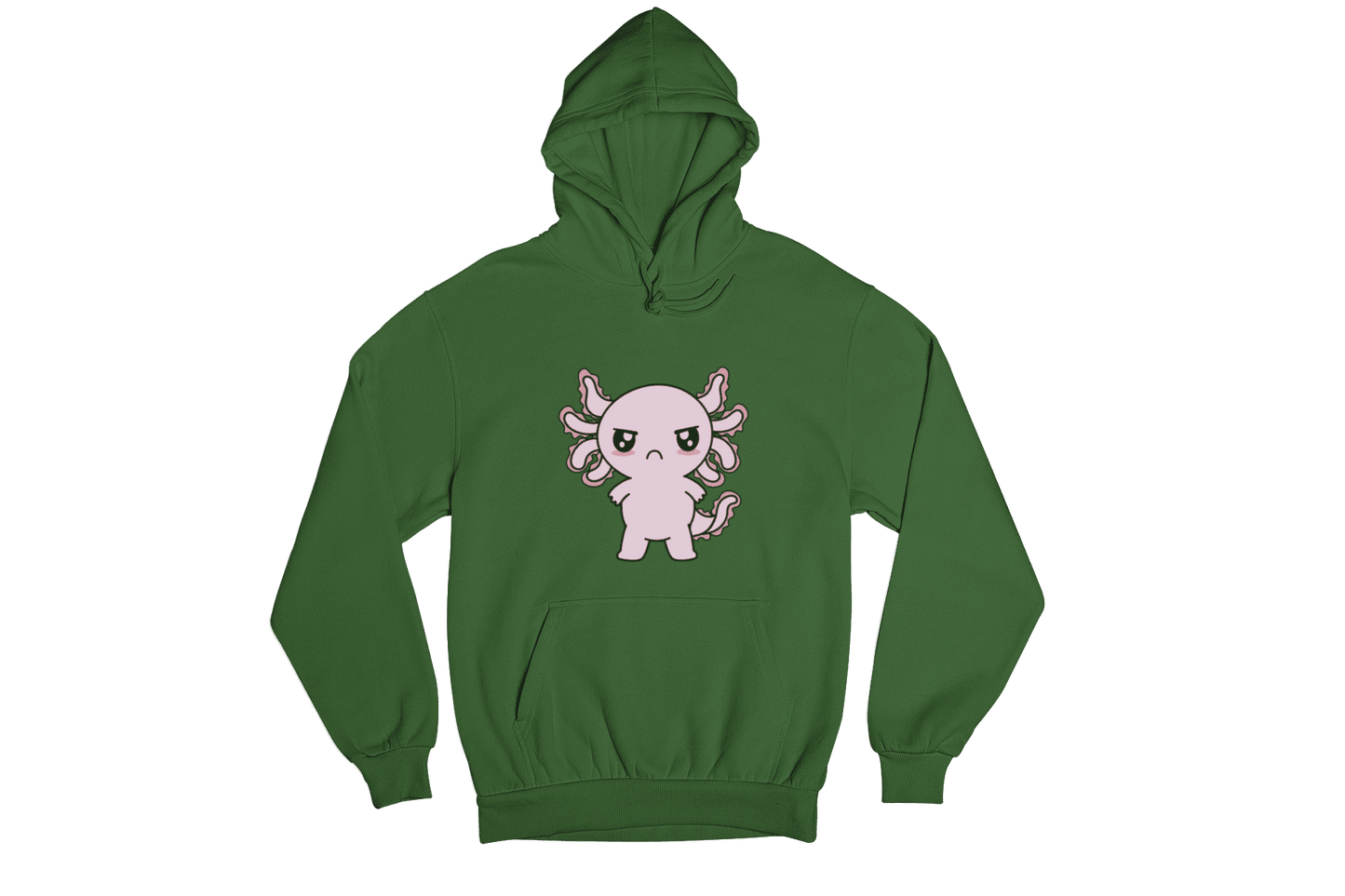 Hoodie Axolotzin Enojado Ajolote Unisex