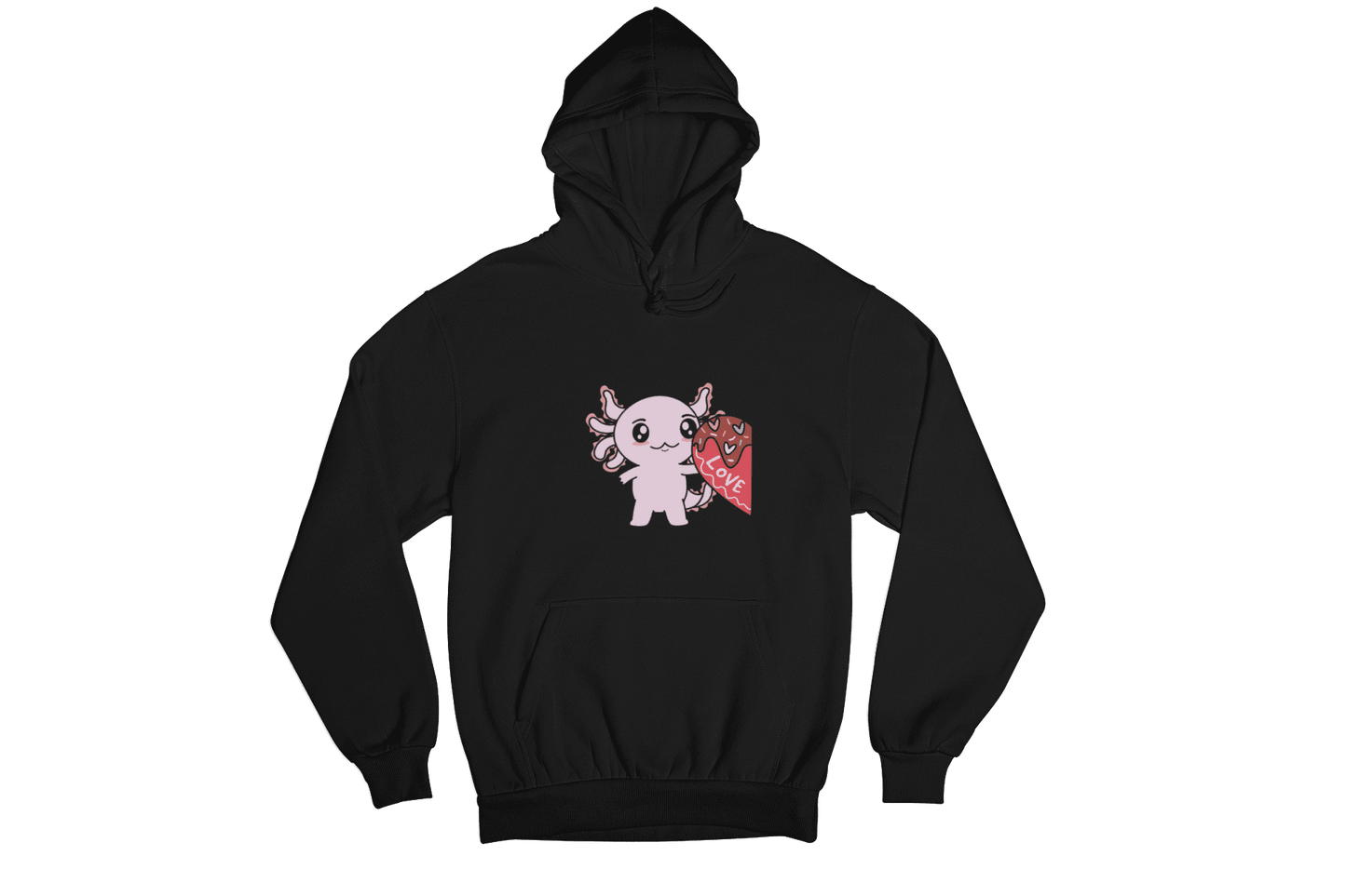 Hoodie Axolotzin Love You Ajolote Unisex
