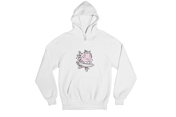 Hoodie Axolotzin Bailarina De Ballet Ajolote Unisex