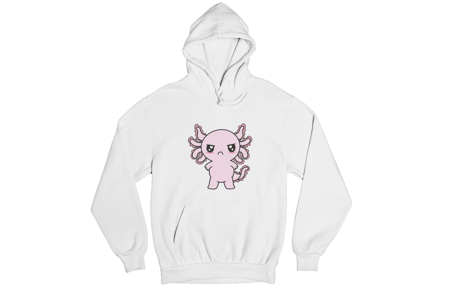 Hoodie Axolotzin Enojado Ajolote Unisex