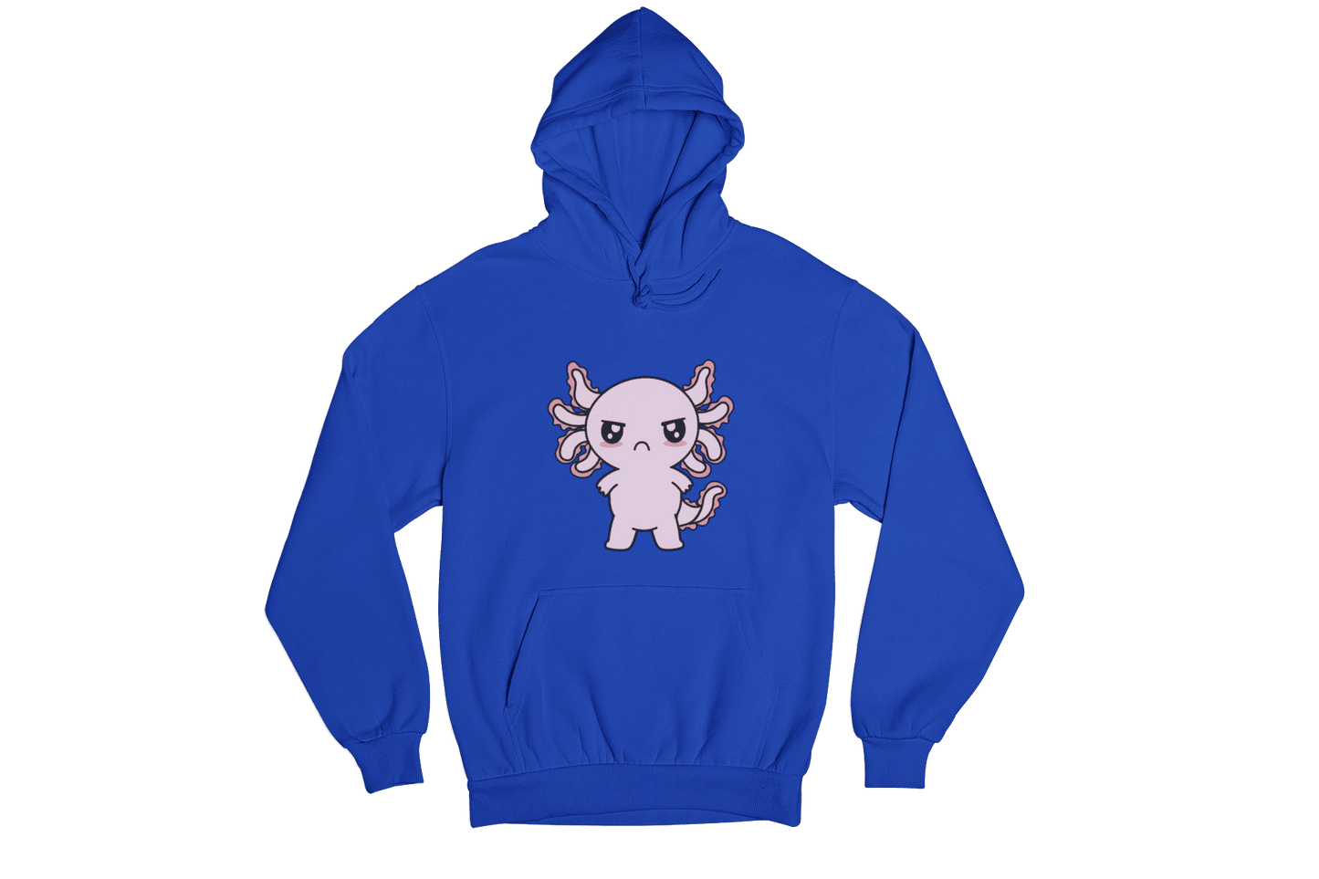 Hoodie Axolotzin Enojado Ajolote Unisex