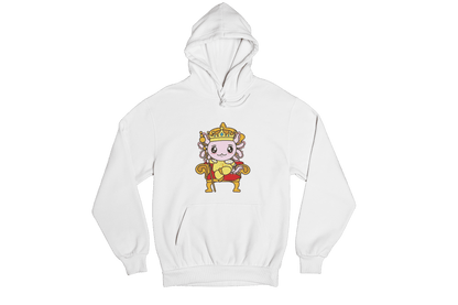 Hoodie Axolotzin Rey Ajolote Unisex