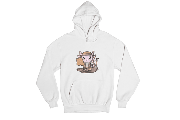 Hoodie Axolotzin Arqueologo Ajolote Unisex