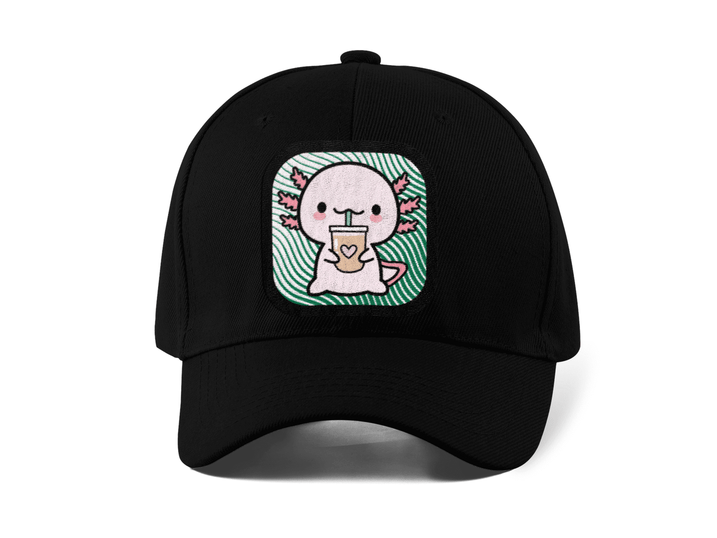 Gorra Unisex Curva Ajolote Bebiendo  Xo The Monster