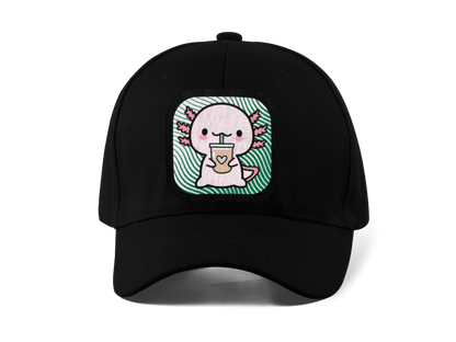 Gorra Unisex Curva Ajolote Bebiendo  Xo The Monster