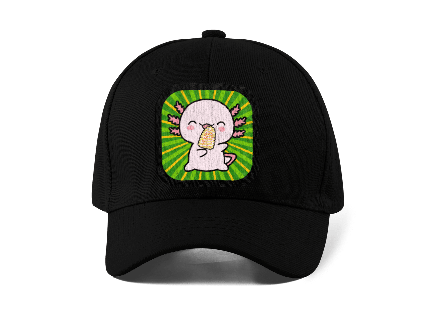 Gorra Unisex Curva Ajolote Comiendo Elote Xo The Monster