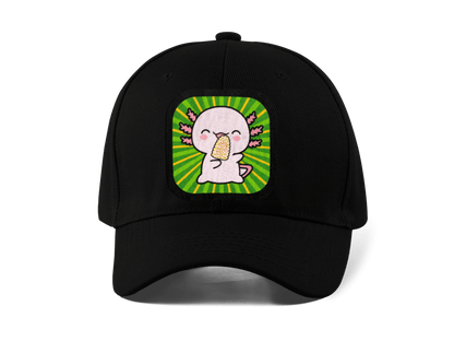 Gorra Unisex Curva Ajolote Comiendo Elote Xo The Monster