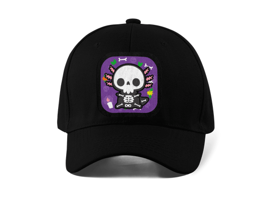 Gorra Unisex Curva Ajolote Esqueleto Xo The Monster