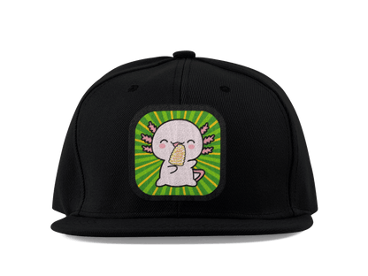 Gorra Unisex Plana Ajolote Comiendo Elote Xo The Monster