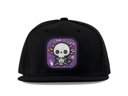 Gorra Unisex Plana Ajolote Esqueleto Xo The Monster