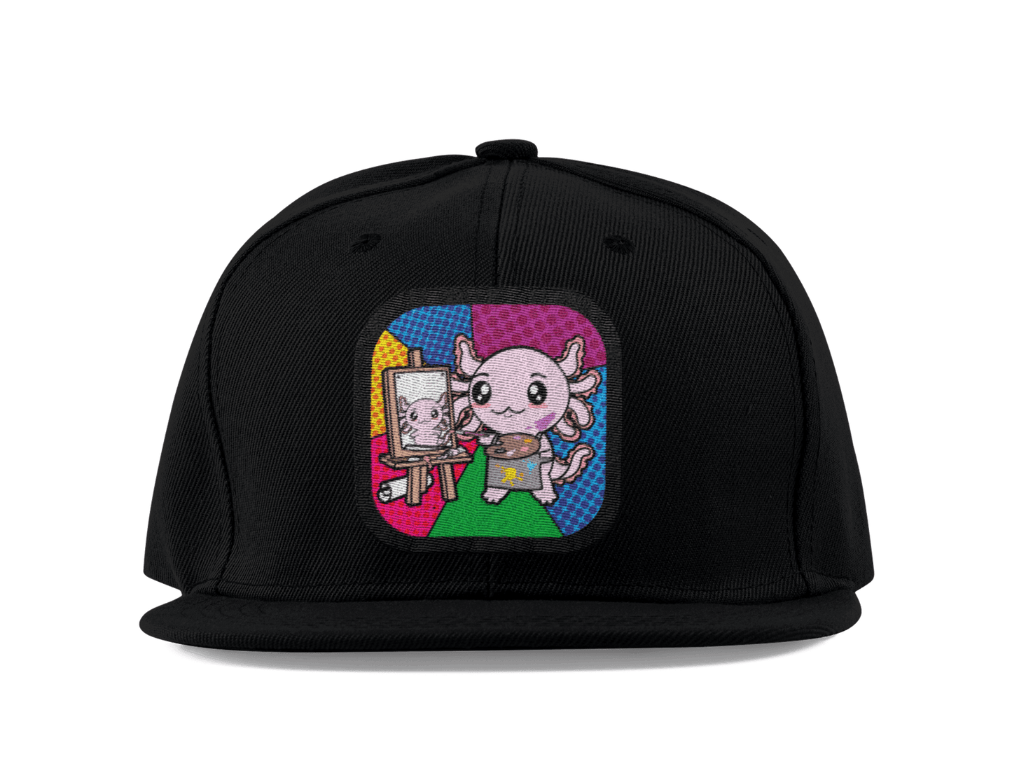 Gorra Unisex Plana Axolotzin Autoretrato