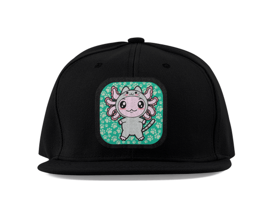 Gorra Unisex Plana Axolotzin Disfraz Gato