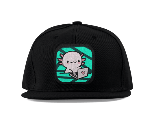 Gorra Unisex Plana Ajolote Trabajando Xo The Monster