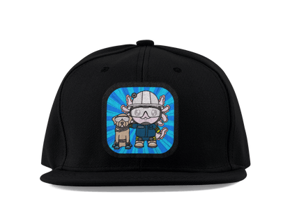 Gorra Unisex Plana Axolotzin Rescatista Ajolote