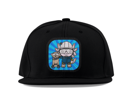 Gorra Unisex Plana Axolotzin Rescatista Ajolote