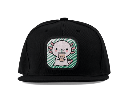 Gorra Unisex Plana Ajolote Bebiendo Xo The Monster
