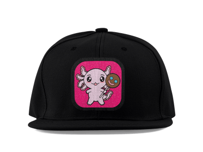 Gorra Unisex Plana Axolotzin Paleta Sonrisa