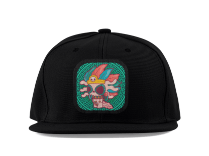 Gorra Unisex Plana Ajolote Mictlantecuhtli