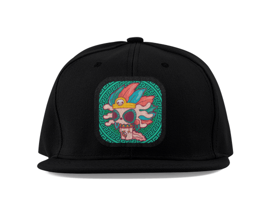 Gorra Unisex Plana Ajolote Mictlantecuhtli