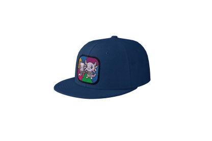 Gorra Unisex Plana Axolotzin Autoretrato