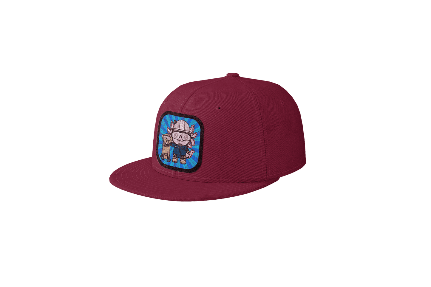 Gorra Unisex Plana Axolotzin Rescatista Ajolote