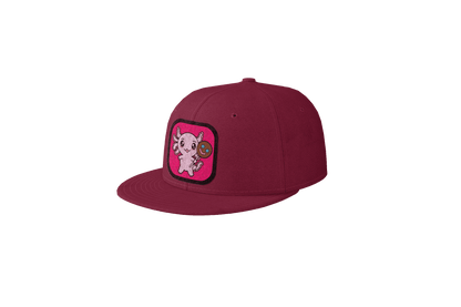 Gorra Unisex Plana Axolotzin Paleta Sonrisa