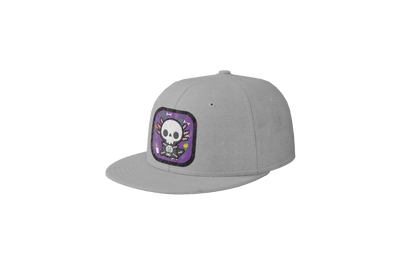 Gorra Unisex Plana Ajolote Esqueleto Xo The Monster