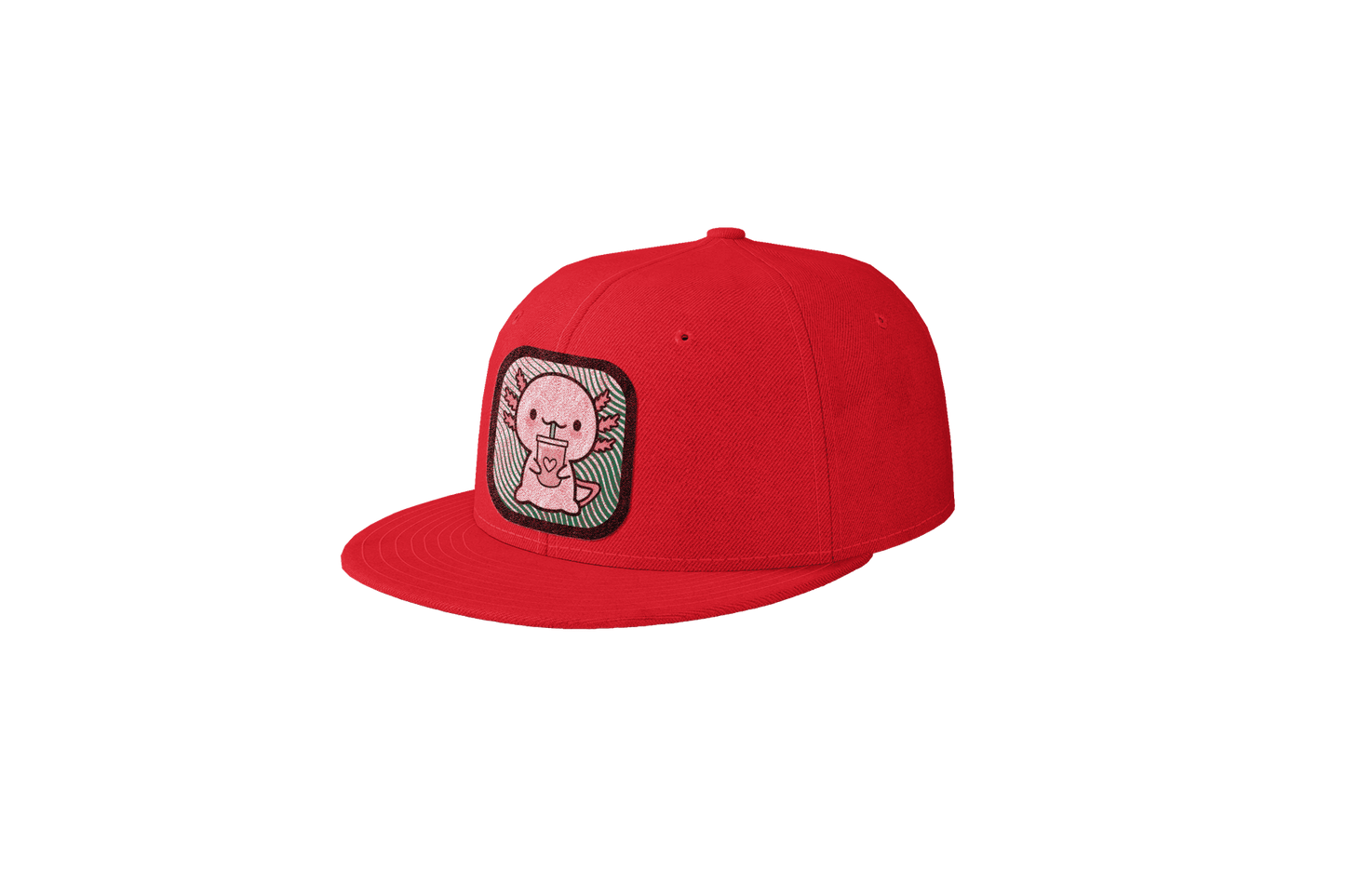 Gorra Unisex Plana Ajolote Bebiendo Xo The Monster