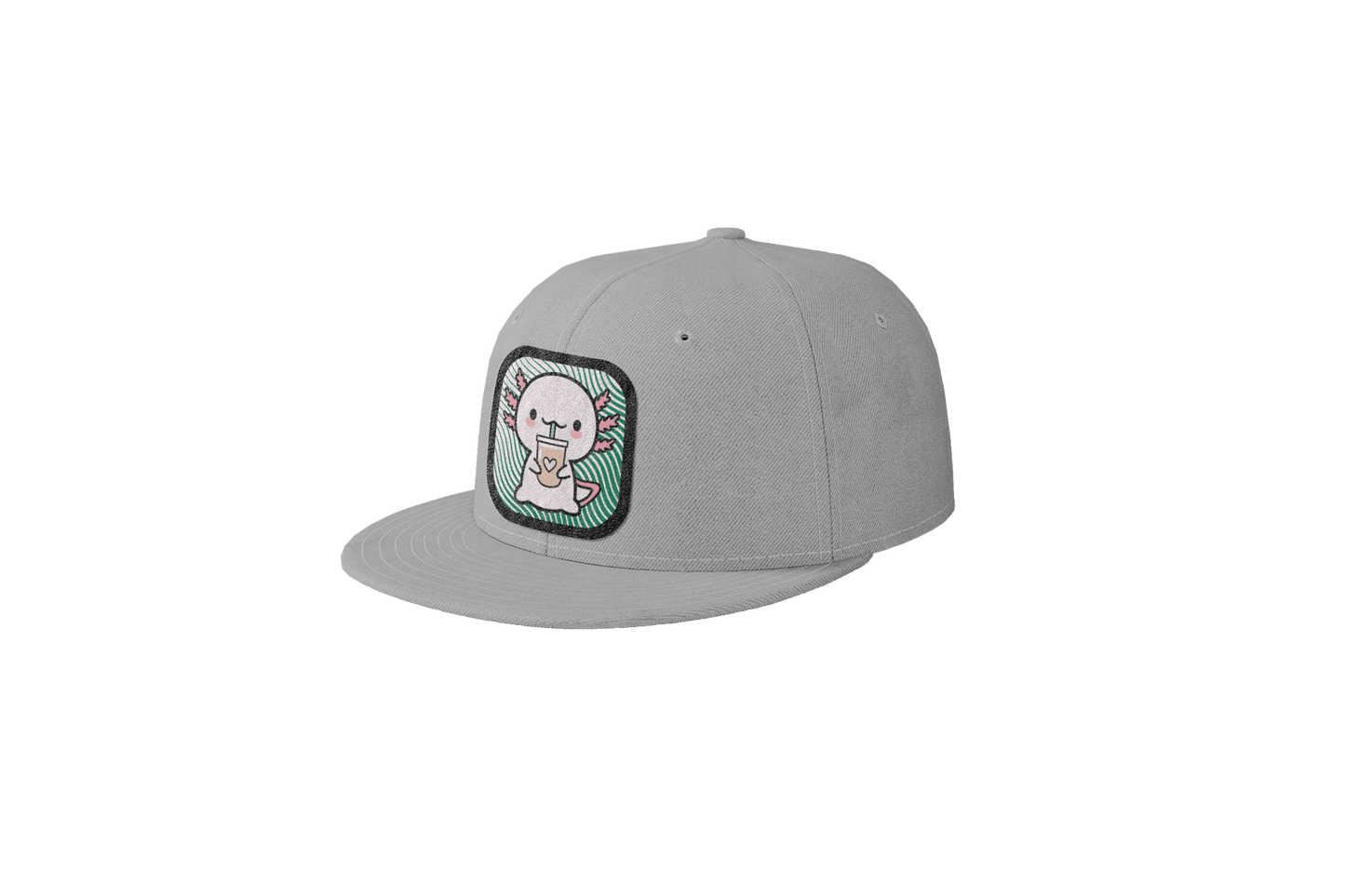 Gorra Unisex Plana Ajolote Bebiendo Xo The Monster
