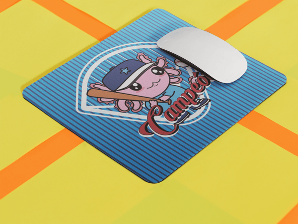 Mousepad Axolotzin Beisbolista Ajolote Vers. 2